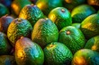 © Four888 - Puyallup Farmers Market: Ripe & Green Mini Avocados - Low Light Photography