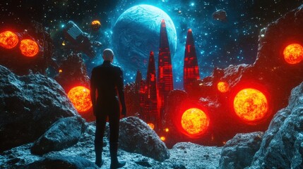 Poster - Awakening at the Cosmic Frontier, Exploring the Wonders of the Galaxys Edge