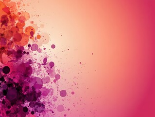 Aufkleber - Abstract pink, orange bokeh background for design, presentations, websites