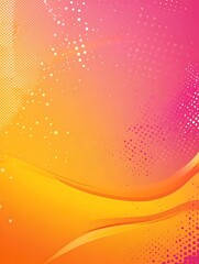 Aufkleber - Abstract pink and orange gradient background with flowing lines and subtle dots