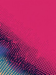 Poster - Diagonal halftone gradient background, vibrant colors, abstract design for digital art