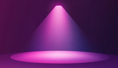 Poster - Mysterious Purple Gradient Backdrop, minimalistic design, elegant atmosphere, perfect for digital art or product displays