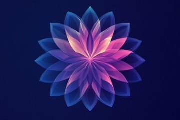 Poster - Vibrant and clean digital illustration of a virus with intricate details on a dark background. Generative AI