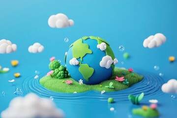 world water day. 3d earth or world needs water campaign. save water save planet campaign. water day 
