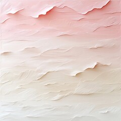 Poster - Serene and calming pastel gradient background transitioning from light pink to warm beige featuring a subtle textured overlay and a modern minimalist style