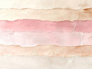 Poster - Serene and contemporary pastel gradient landscape with a soft delicate transition from delicate pink to warm beige hues  The subtly textured surface creates a tranquil and harmonious atmosphere