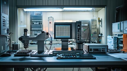 Poster - Advanced Laboratory Equipment for Electronics Testing and Analysis