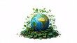 © Artist - Concept of earth protection day or environmental protection hands to protect the growing plants