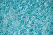© Milou Dirks - crystal clear blue water surface in swimming pool or ocean with ripples and sunlight reflection background