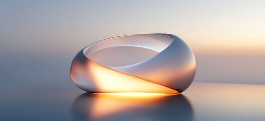 Poster - Abstract creations with dynamic lighting and gradient transitions