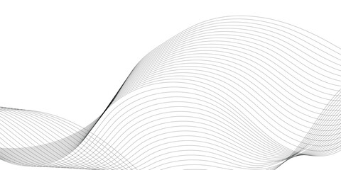 Poster - abstract grey, white smooth element swoosh speed wave modern stream transparent background. abstract