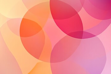 Poster - Abstract background with overlapping circles in warm colors.
