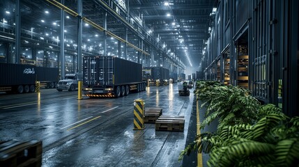 Poster - Digital management tools for improved freight scheduling in modern logistics facilities and industrial settings