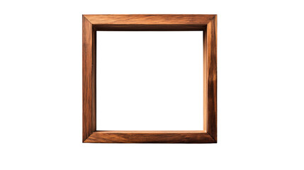Wall Mural - empty picture frame transparent background