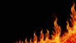 © Budi - A striking image of bright flames dancing against a solid black backdrop, perfect for themes of heat and energy.