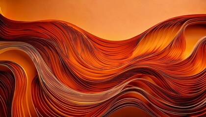 Wall Mural - abstract orange background