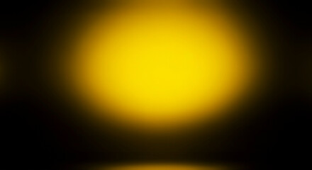 Poster - Light source illuminating abstract background with warm yellow glow and soft focus effect