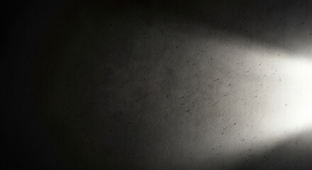 Poster - Light beam shining on textured background with soft shadows and dramatic illumination