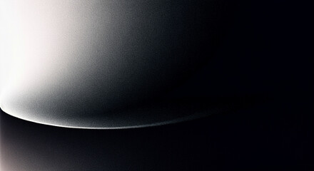 Poster - abstract gradient with smooth curves and dark background for modern design and digital art