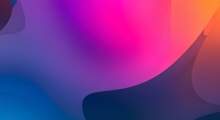 Poster - Abstract background with vibrant colors in fluid design showcasing deep tones and gradients