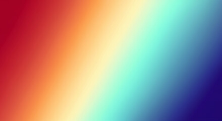 Poster - Gradient background with colorful blend in smooth transition for design