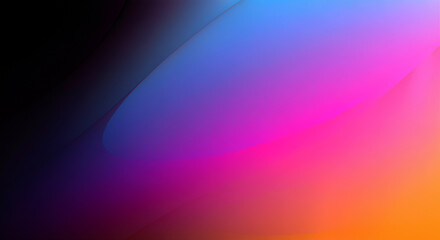 Poster - Gradient background with vibrant colors blending seamlessly in a modern design style for creative projects