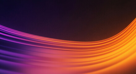 Poster - Abstract waves background with smooth curves in vibrant colors