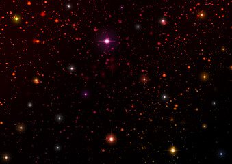 Wall Mural - galaxy in a free space.