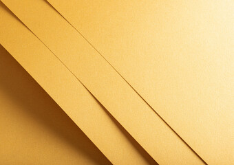 Poster - Golden yellow paper background with overlapping layers and a glossy, reflective surface. Warm honey gold tones and a grainy texture create a radiant, sophisticated, and dynamic design.