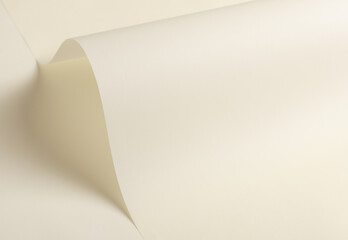 Poster - Soft ivory paper background with flowing curves and a smooth, matte texture. Subtle beige tones and a seamless design create a refined, elegant, and sophisticated aesthetic.