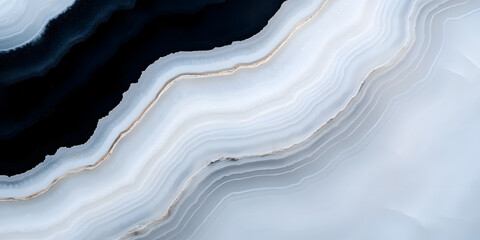 Poster - Abstract blue and white agate texture.  Swirling patterns create a unique, elegant background.