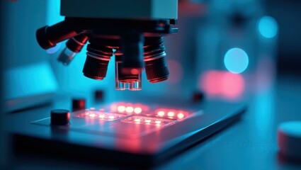 Poster - Spectrophotometer providing critical datfor ongoing research, Professional stock photo, AI generated photograph