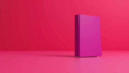 Poster - Orchid purple manga book on left. Soft blue background. Copy space for text, 3D render AI Generated Designer Element