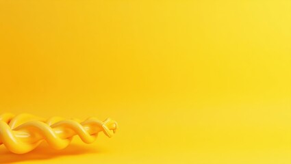 Leinwandbilder - Amber hard hat on left. Soft coral background. Copy space for text, 3D render AI Generated Designer Element