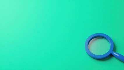 Poster - Coral pink dumbbell on right. Soft green background. Copy space for text, 3D render AI Generated Designer Element