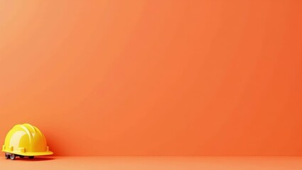 Leinwandbilder - Coral pink dumbbell on right. Soft green background. Copy space for text, 3D render AI Generated Designer Element