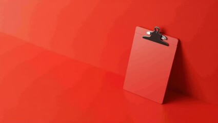 Poster - Coral pink dumbbell on right. Soft green background. Copy space for text, 3D render AI Generated Designer Element