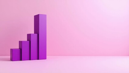 Poster - Royal purple velvet throne on left. Soft purple background. Copy space for text, 3D render AI Generated Designer Element
