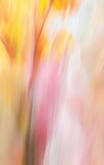 Poster - Softly blending yellow and pink pastel colors, creating a smooth gradient with a gentle blur effect. Perfect for backgrounds and design projects, adding a serene touch