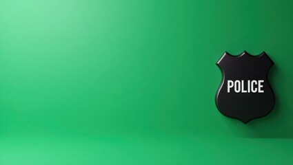 Leinwandbilder - Coral pink dumbbell on right. Soft green background. Copy space for text, 3D render AI Generated Designer Element