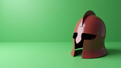 Poster - Maroon camera flash on left. Soft black background. Copy space for text, 3D render AI Generated Designer Element