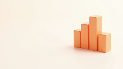 Poster - Coral pink dumbbell on right. Soft green background. Copy space for text, 3D render AI Generated Designer Element