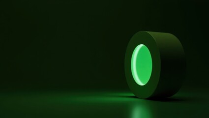 Leinwandbilder - Lime green 3d printer on left. Soft pink background. Copy space for text, 3D render AI Generated Designer Element