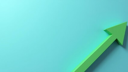 Poster - Olive green centaur figure on right. Soft blue background. Copy space for text, 3D render AI Generated Designer Element
