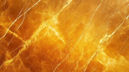 Poster - Close-up of amber-hued marble texture with visible veins and patterns.