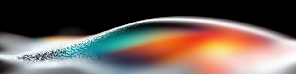Poster - Abstract wave in colorful design with smooth texture and vibrant background