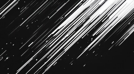 Aufkleber - Abstract black and white diagonal lines background.