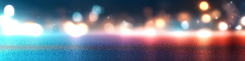 Poster - Bokeh background creating a dreamy atmosphere with colorful bokeh lights and abstract glow effects