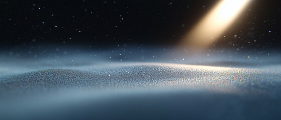 Poster - Abstract background with soft waves and light rays creating a dreamy atmosphere