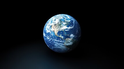 Wall Mural - Earth globe, space backdrop, environmental awareness